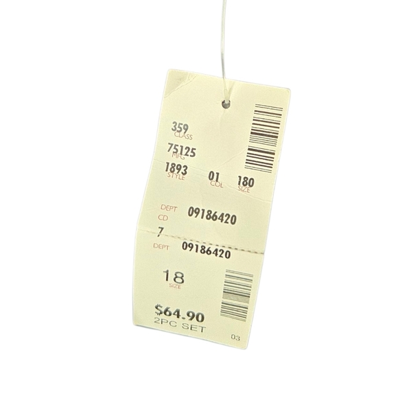 NWT Avenue Swim Black Top with Studded Design Size 18 - Picture 6 of 8